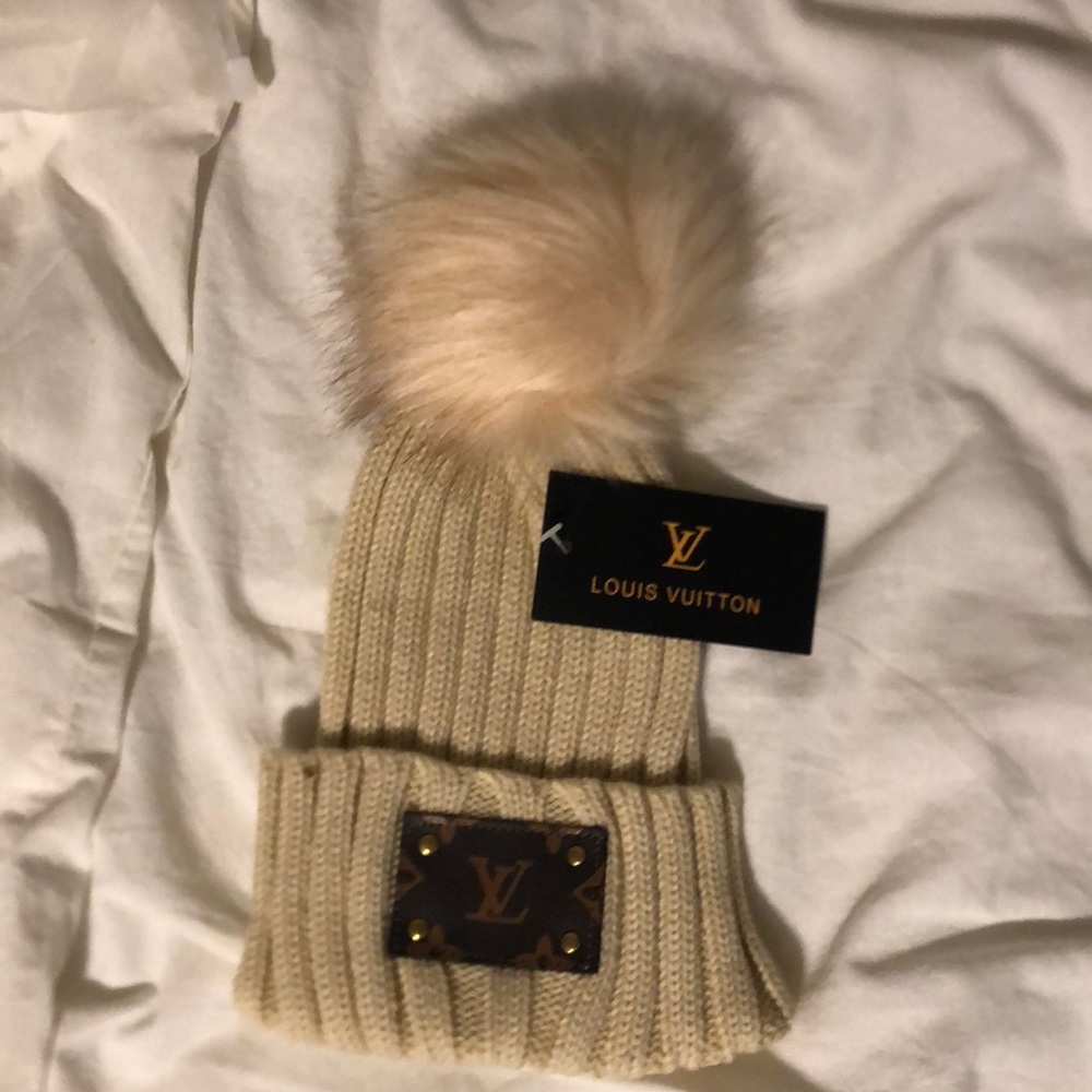 Louis Vuitton style beanie